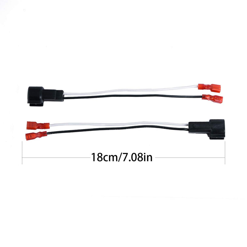 [Australia - AusPower] - HSTECH 72-5600 2 Pairs (4 Pack) Wire Cable Wiring Harness for Ford Lincoln Mercury Mazda Speakers Adapter Connector Adaptor Plug 