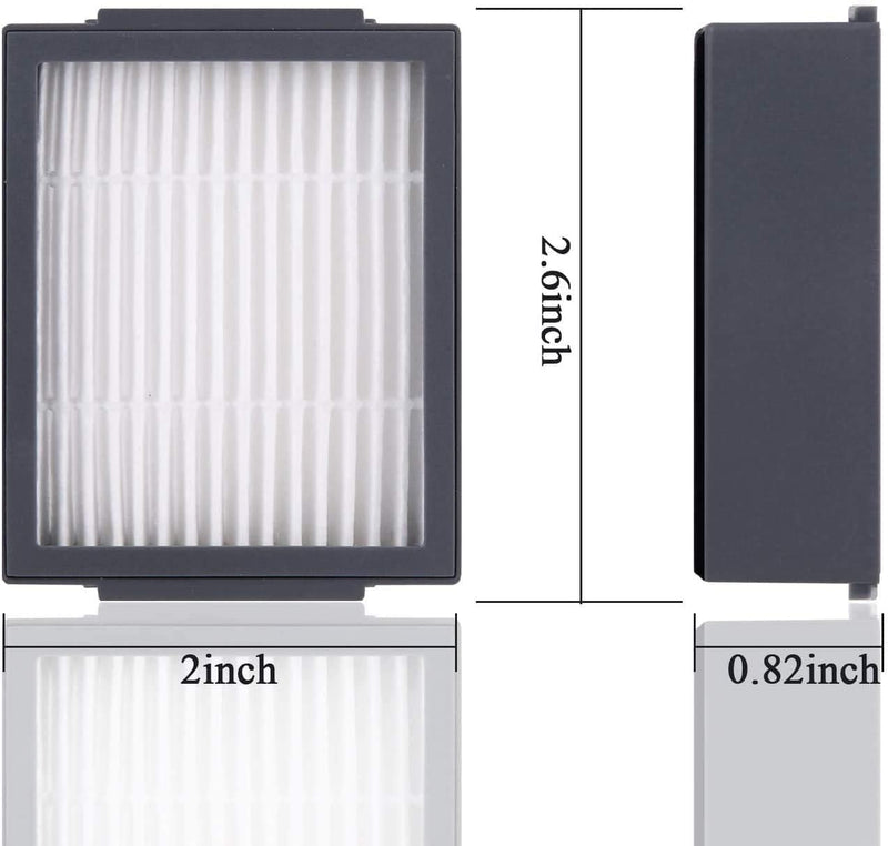 [Australia - AusPower] - LOTIN 16 Pack Replacement Parts for Roomba I&E Series i7 i7+ i8 i3 i6+/Plus E5 E6 E7 Vacuum Cleaner, 10 Pack HEPA Filters & 6 Pack Vacuum Dust Bags.â€¦ 