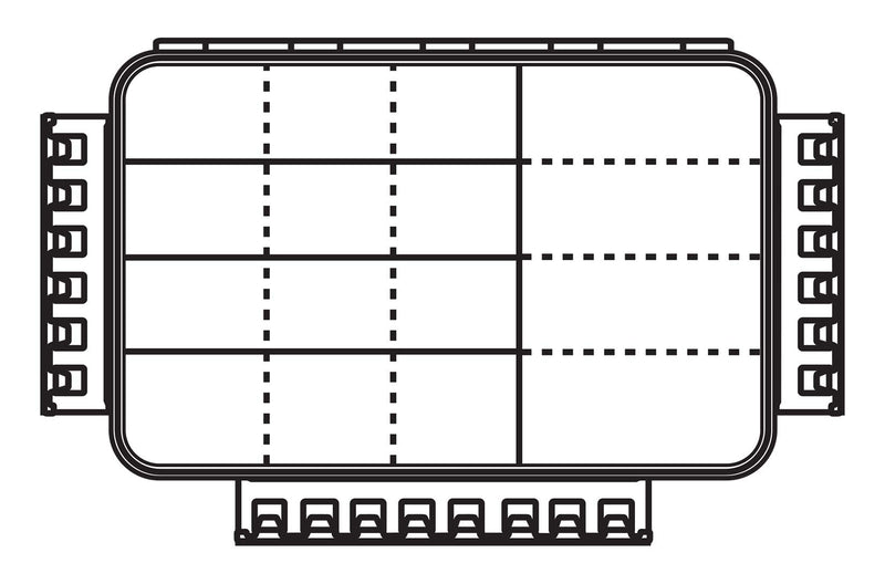 [Australia - AusPower] - Flambeau Outdoors Ultimate Waterproof Tuff Tainer Fishing Tackle Tray Box (Includes Zerust Dividers) - Varying Compartments & Sizes 