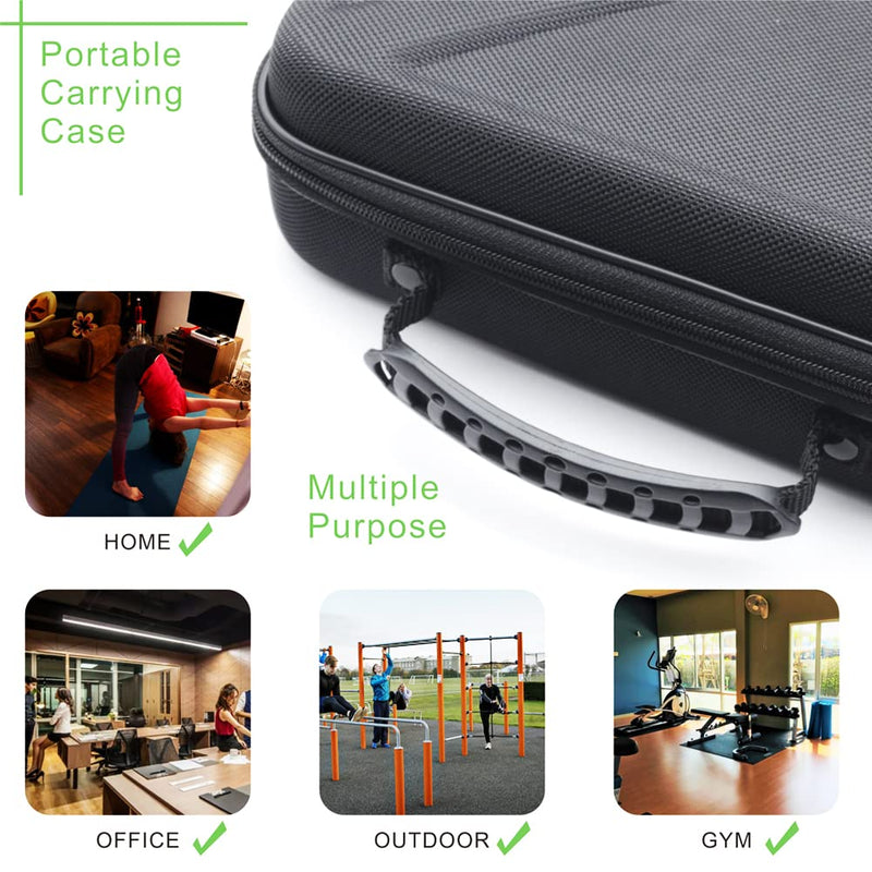 [Australia - AusPower] - Case for Hypervolt GO, Perfect Storage Case for Hypervolt GO Massage Device and Accessories Black S 