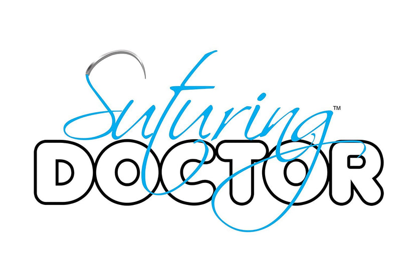 [Australia - AusPower] - Suturing Doctor Pads 2pc Set - Flesh Skin-Tone Colour with Free 12 x Needles and Free 1 x Needle Holder - Start Practicing Straight Away! As seen on The BBC TV 