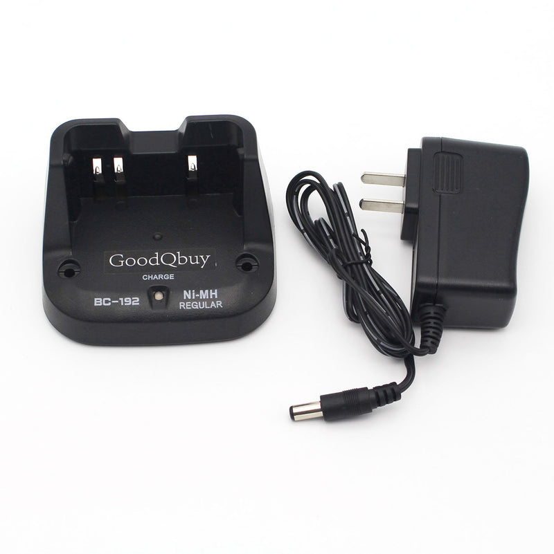 [Australia - AusPower] - GoodQbuy Smart Battery Charger BC-192 is Compatible with Icom Walkie Talkie F3001 F4001 F3101D F4104D F3002 F4002 F3003 F4003 IC-F27SR BP264 Battery 