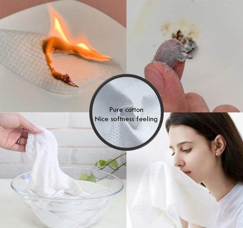 [Australia - AusPower] - Compressed Towels, Travel Towel, Camping Towel, Camping Wipes, Camping Towels, Hiking Towel, Disposable Towels for Demanding Clients Thicker Larger Softer face Hand Towels, 100% Cotton, 20pcs 