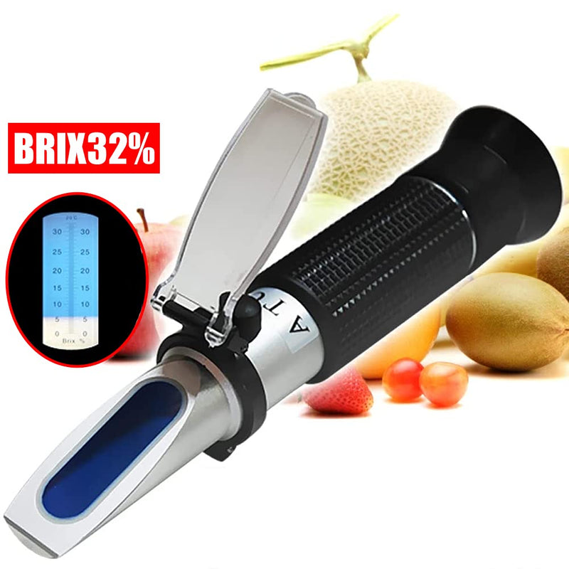 [Australia - AusPower] - Japard Automatic Temperature Compensating Refractometer Brix Scale 0-32% for Sugar Content Beer Wine Juice 