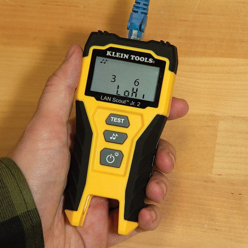 [Australia - AusPower] - Klein Tools VDV526-200 Cable Tester, LAN Scout Jr. 2 Ethernet Cable Tester for CAT 5e, CAT 6/6A Cables with RJ45 Connections 