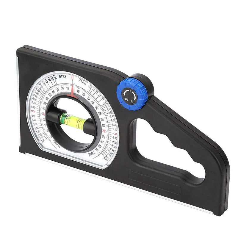 [Australia - AusPower] - Engineering Inclinometer, ABS Universal Slope Measuring Ruler Multifunction Angle Meter 0-180° for Household Industrial Use 