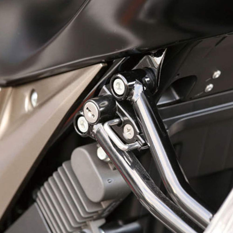 [Australia - AusPower] - GUAIMI Motorcycle Helmet Lock Anti-Theft Helmet Security Lock for Suzuki GSX-S125 GSX-R125 2017-2020 -Black Standard Lock Black 