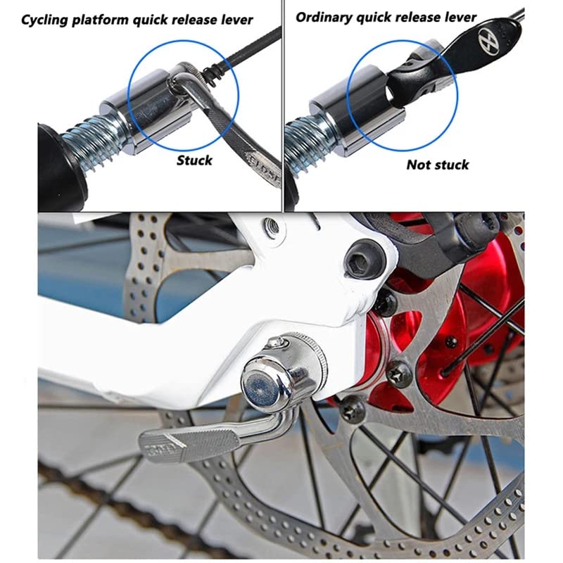 [Australia - AusPower] - PedalSteady Quick Release Skewer - Rear Axle Skewer for Trainer, Road Bike, Mountain Bike. Bicycle Training Replacement Accessories and Parts - Bike Trainer Skewer, Quick Release for Bike Wheel 