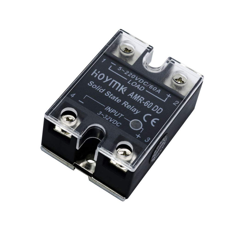 [Australia - AusPower] - Hoymk DC-DC AMR-10/25/40/50/60/80A/DD Actually 3-32v Dc to 5-220v Dc Amr Single Phase Solid State Relay (AMR-60A) AMR-60A 