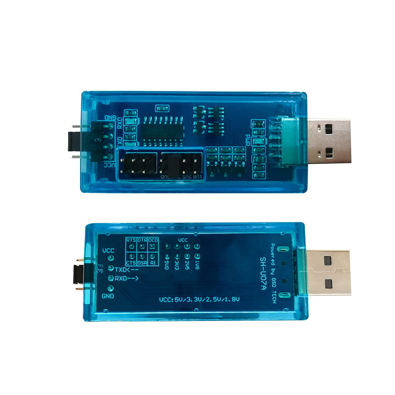 [Australia - AusPower] - DSD TECH SH-U07A USB to TTL Adatper with CH340C Chip Support 5V 3.3V 2.5V 1.8V Logic Level 