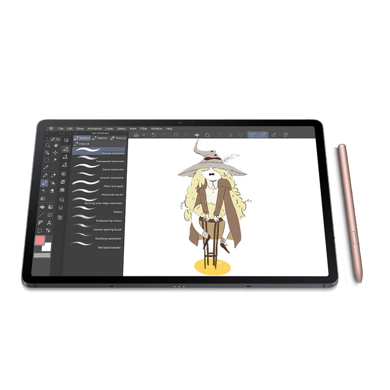 [Australia - AusPower] - Tab S7 FE Pen Replacement Pointer Stylus Pen for Samsung Galaxy Tab S7,Tab S7+ Plus,Tab S7 FE S Pen (Without Bluetooth) Stylus with Tips/Nibs ,Mystic Pink 