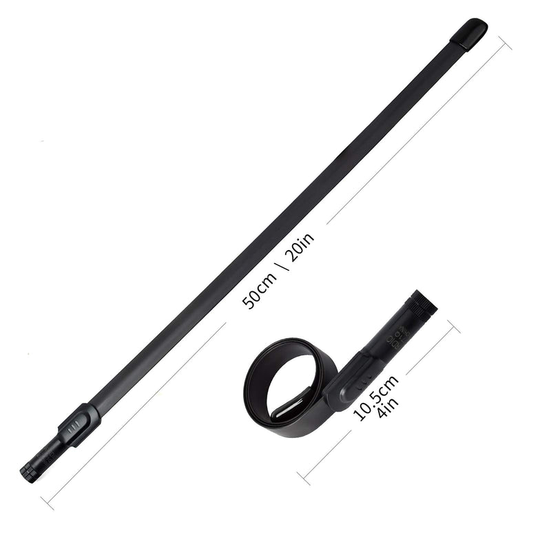 [Australia - AusPower] - TWAYRDIO 144/430MHz VHF UHF Dual Band Tactical Antenna High Gain Flexible Replacement Antenna SMA Male Connector for Wouxun KG-UV6D KG-UV8D TYT UV380 UV8000E Yaesu VX-6R FT-3DR FT-60R Portable Radios 