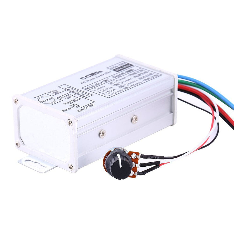 [Australia - AusPower] - Walfront 9V 12V 24V 36V 48V 60VDC 20A PWM DC Motor Speed Controller Regulator with Metal Shell CCM5S 