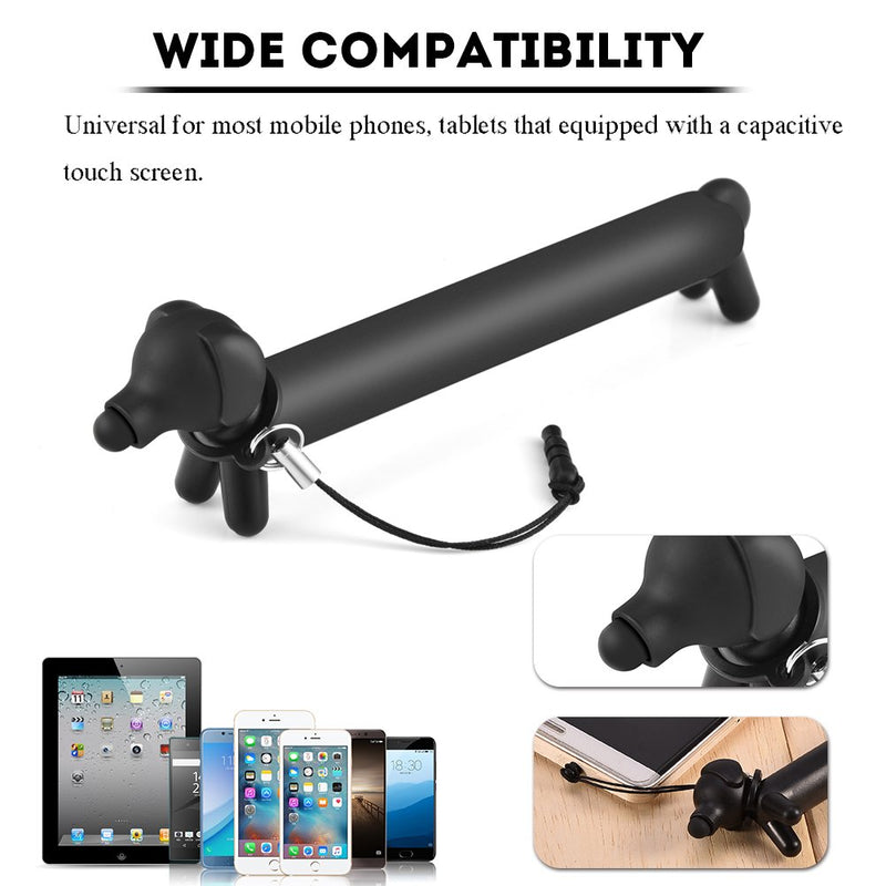 [Australia - AusPower] - Stylus Pen, Universal Dog-Type Replacement Capacitive Touch Screen Touch Pen Stylus Pencil for Phone/ Tablet Drawing & Writing(Dachshund Type) Dachshund Type 