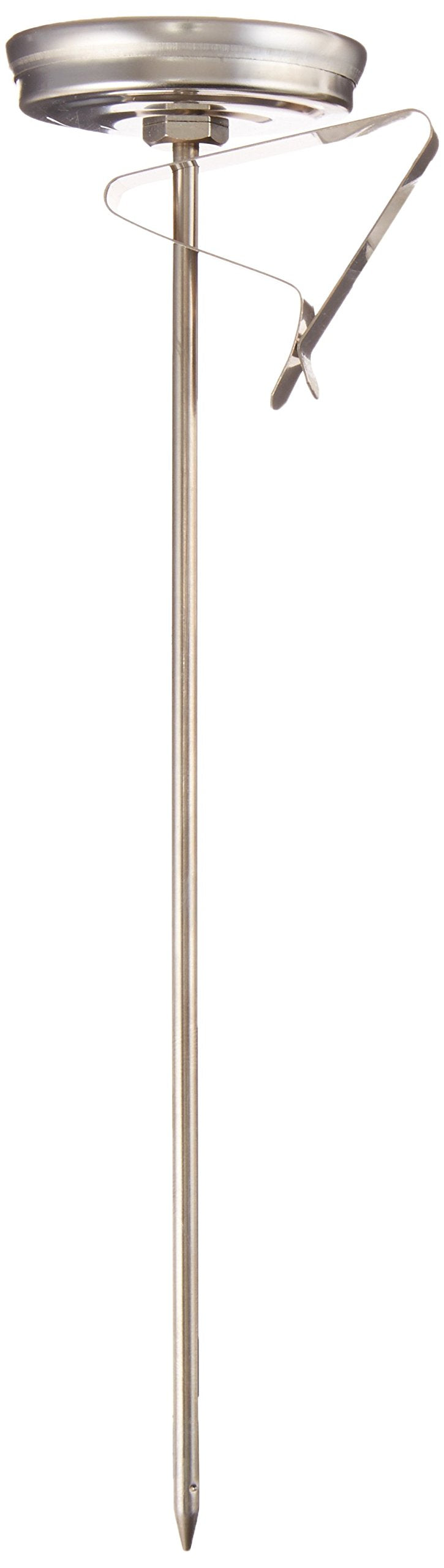 [Australia - AusPower] - PIC Gauge B2B12-R-CLIP 2” Dial Size, 50/550°F, 12" Stem Length, All Stainless Steel with Stainless Steel Clip, Bimetal Thermometer 