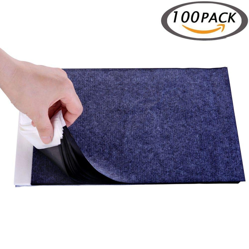 [Australia - AusPower] - Carbon Paper, Black Graphite Transfer Tracing Paper for Wood, Paper, Canvas and Other Art Surfaces- 100 Sheets A4 