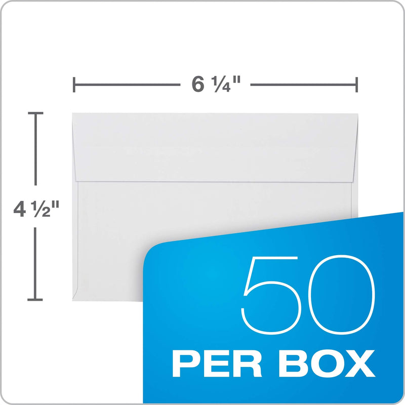 [Australia - AusPower] - Quality Park 4 x 6 Photo Envelopes, Self-Sealing, for Photos, Invitations and Announcements, 24 lb White Wove, 4-1/2 x 6-1/4 Inches, 50 per Box (QUA10742) 50 Count 