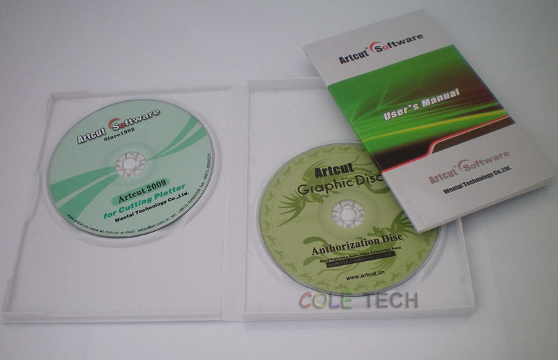 [Australia - AusPower] - ARTCUT 2009 Pro Software for Sign Vinyl Plotter Cutter Cutting Plotter 9 Languages 2CD 