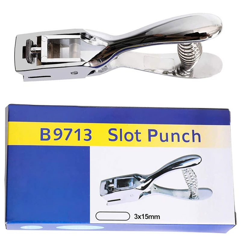 [Australia - AusPower] - Slot Punch Badge Hole Punch Plier Tool for PVC ID Card Hand Held (Punch) 