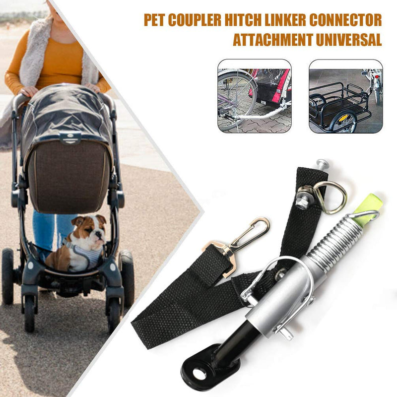 [Australia - AusPower] - Farbetter Upgraded Bike Trailer Coupler Connector Hitch Baby Pet Hitch Linker Connector, Hitch Adapter Attachment, Bicycle Rear Rack Accessories 