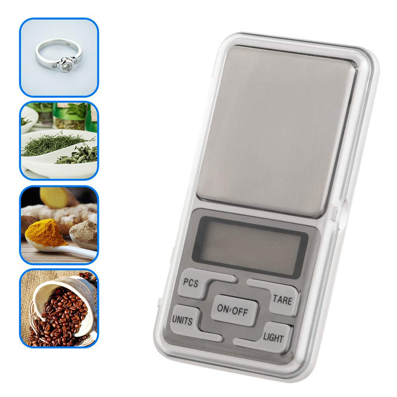 [Australia - AusPower] - Kingwin Weight Scale, Mini Digital Jewelry Scale. Tare Full Capacity, and Auto Off. Counting Function, LCD Display w/Back Light for Easy Reading. 200G/0.01G Accuracy with Multiple Weighing Units (G/Tl KTK-200S 