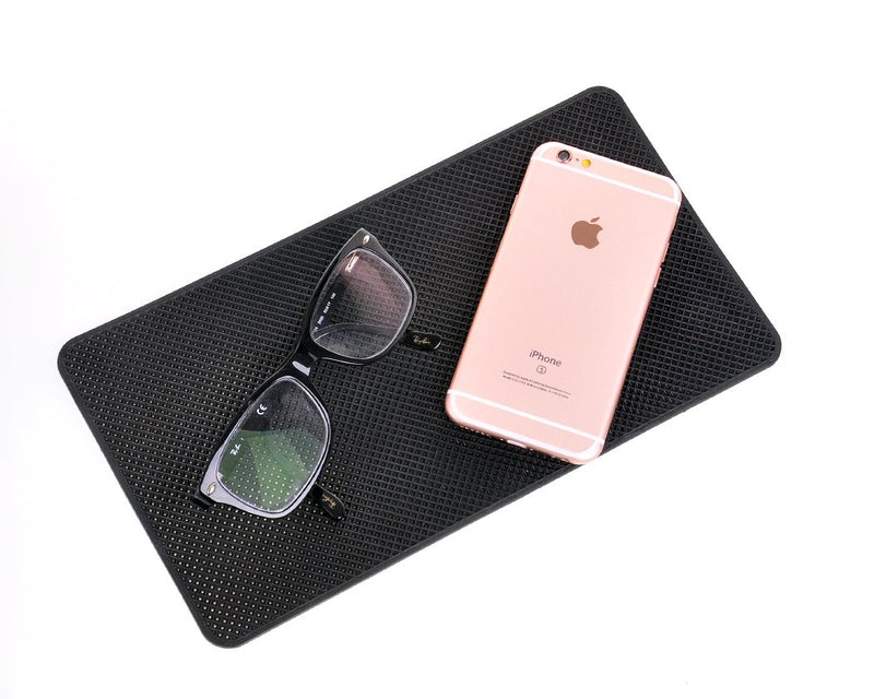 [Australia - AusPower] - Extra Large 26 x 15cm Magic Anti-Slip Non-Slip Mat Car Dashboard Sticky Pad Adhesive Mat for Cell Phone, CD, Electronic Devices, iPhone, iPod, MP3, MP4, GPS - Black 
