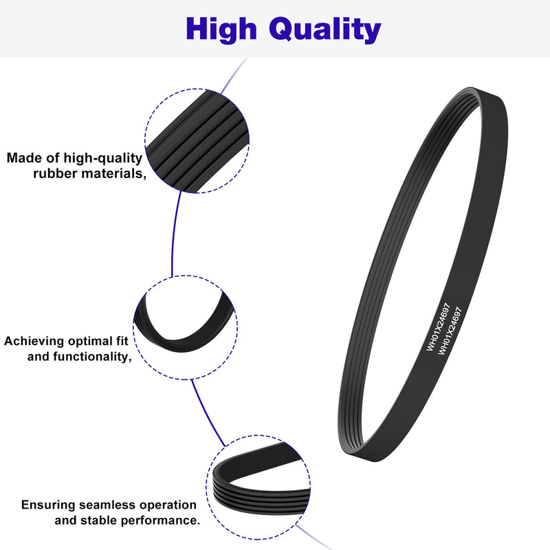 [Australia - AusPower] - WH01X24697 Washer Motor Drive Belt Replacement GE/Hotpoint Washing Machines AP6037512, 4585709, PS11767488 