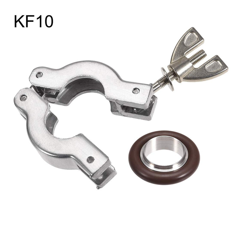 [Australia - AusPower] - uxcell Vacuum Clamp 41mm X 20mm KF10 Single Pin Clamp Wing Nut with Center Ring for Ferrule TC 