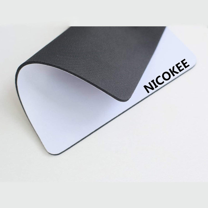 [Australia - AusPower] - NICOKEE Manatee Rectangle Gaming Mousepad Cute Manatee in The Water Mouse Pad Mouse Mat for Computer Desk Laptop Office 9.5 X 7.9 Inch Non-Slip Rubber M01-033 