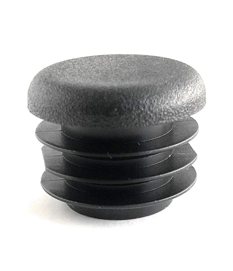 [Australia - AusPower] - 3/4 Inch Round Plastic Plug / 10 Pack / Black Tubing End Cap Plug/Used with 14-20 Gauge Tube Wall Thickness/Durable Chair Glide/Provides Protection on Flooring (10) by EZENDS 14/20 Gauge 