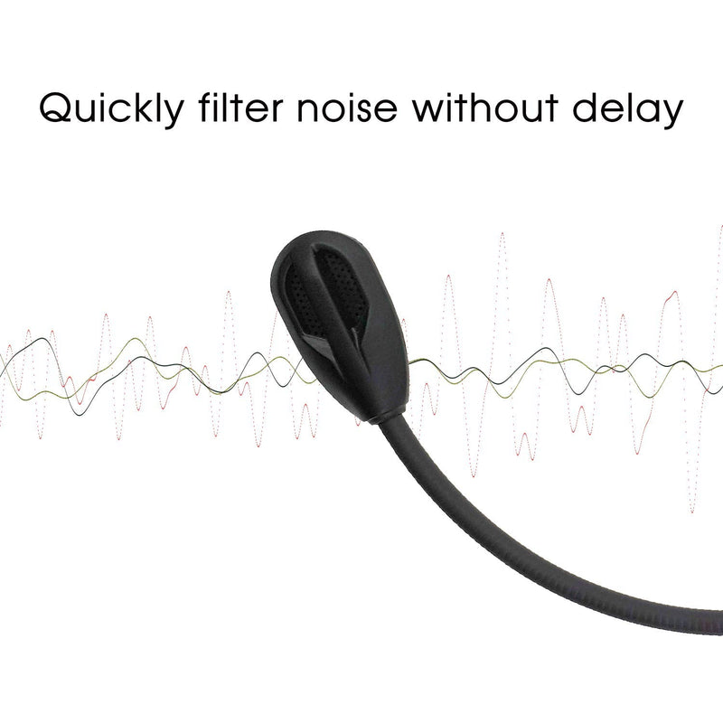 [Australia - AusPower] - Detachable Microphone Mic Fits for Kingston HyperX Cloud Flight/Flight S for PS4 PS4 Pro Computer PC Gaming Headsets Noise Cancelling Replacement Mic 3.5mm Jack 