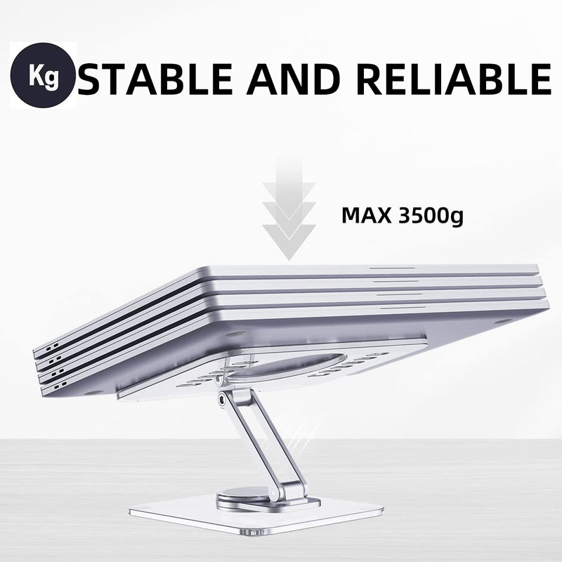 [Australia - AusPower] - DOLOVIN 360° Rotating Acrylic Tablet Stand, Adjustable Desk Stand Foldable Clear Holder Stands Compatible for iPad Pro, Air, Mini, Kindle, Surface Pro, Galaxy Tab, Phone, 4-13",Clear Acrylic Stand for Pad 