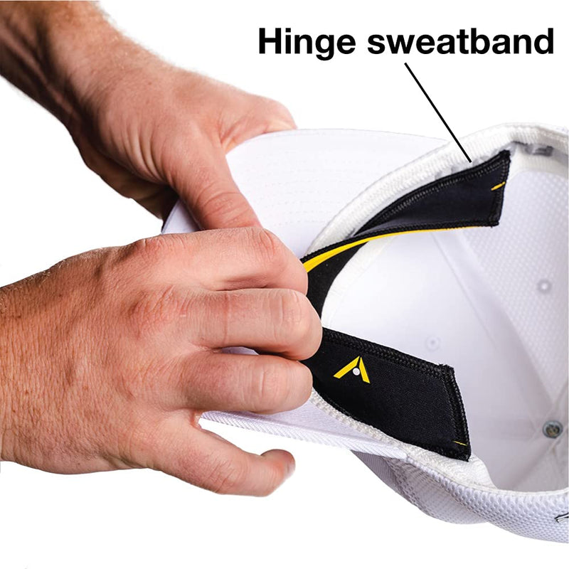 [Australia - AusPower] - Halo Hinge Classic Hat (Aruba Blue/Sand)Features The Patented Hinge Sweatband - Stays in The UP Position During Normal Activity OR Down for Excessive Sweating, NO More Sweat Running Down Your FACE! Aruba Blue/Sand 