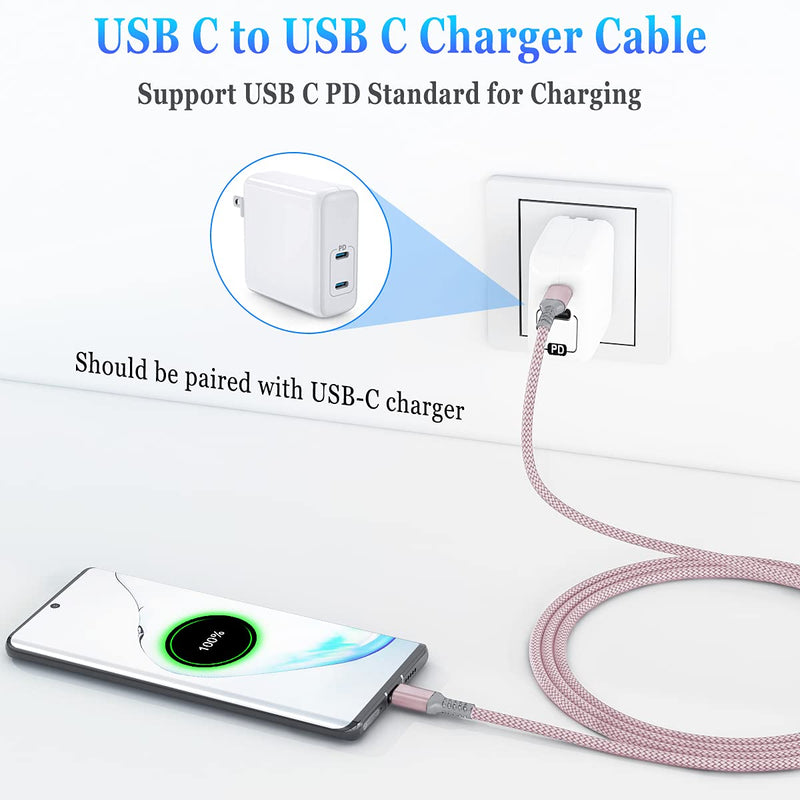 [Australia - AusPower] - USB C Female to A Male Adapter Bundle with Type C 100W PD Charger Cable 10FT,Compatible with MacBook Pro M1,S21 21,iPad Pro Air 4 4th 2020,Samsung Galaxy Note 20 S20 FE Plus Ultra (3Adapters + 2Cable) 