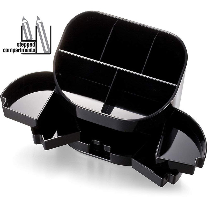 [Australia - AusPower] - Officemate 2200 Series Executive Double Supply Organizer, Black (22822) 