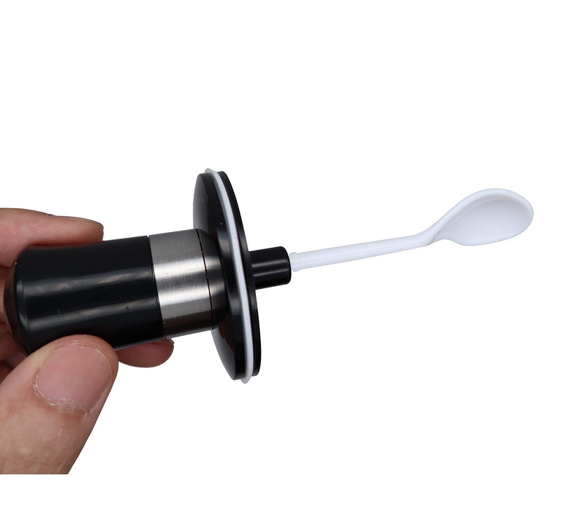 [Australia - AusPower] - Excelity Condiment Pots with Spoon and Lid Clear Glass Containers Jars for Storing and Dispensing Spice Salt Sugar Pepper 