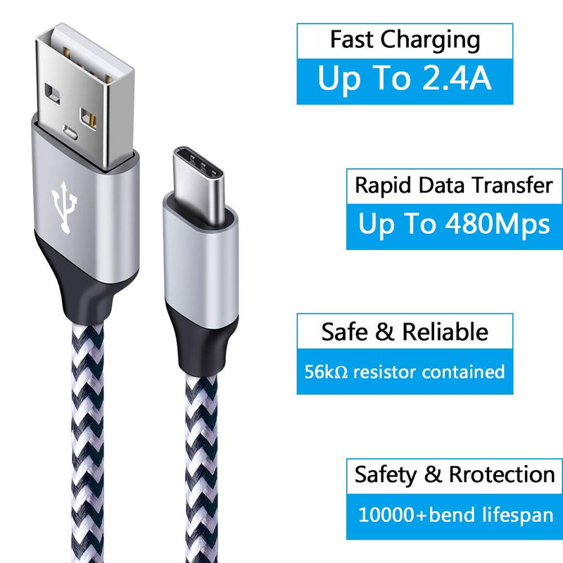 [Australia - AusPower] - Type C Phone Charger Fast Charging for Samsung Galaxy S22 S20 Ultra S21 Plus 5G A21 A12 A42 A52 A32 A11A10E S10E Note 20 Ultra LG K51 Moto G G9 G8 G7 Z4/X4/Z3 Z2 Z Play Car Charging Block Plug +Cable 