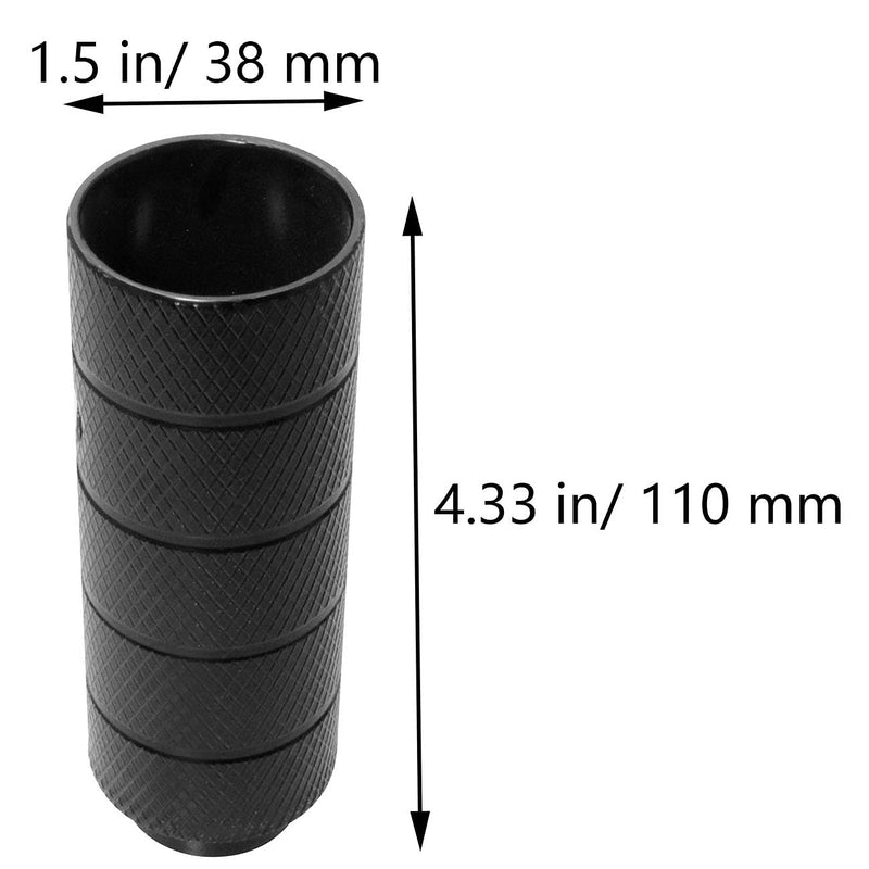 [Australia - AusPower] - Ruiwaer 1 Pair Mountain Bike Steel Pegs Bicycle Pedal Front Rear Axle Foot Pegs 110 x 38mm Bike Accessories, Black 
