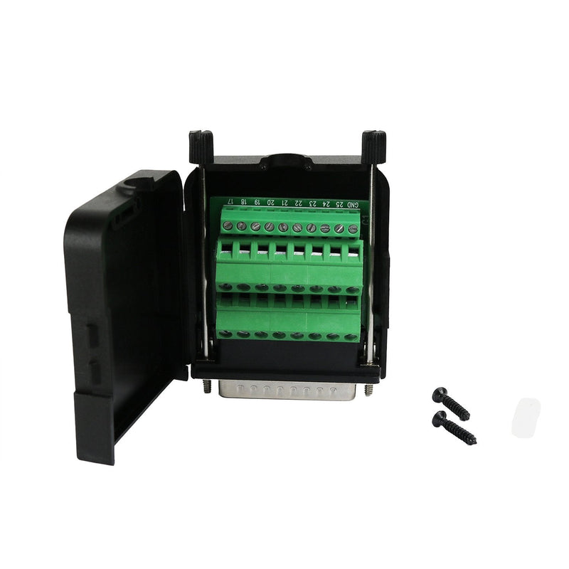 [Australia - AusPower] - Twinkle Bay DB25 Connector to Wiring Terminal Db25 Breakout Board Solder-Free (Female Adapter with Case) 