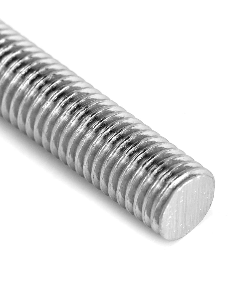 [Australia - AusPower] - QWORK M12 x 250mm Fully Threaded Rod, 2 Pack, 304 Stainless Steel Right Hand Threads for Anchor Bolts,Clamps,Hangers 