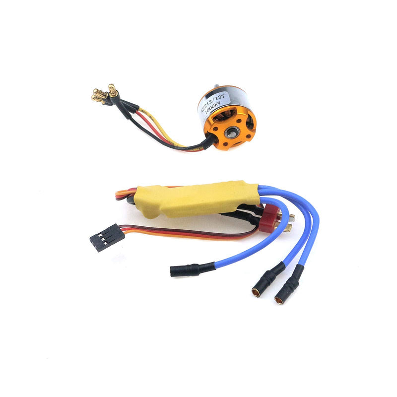 [Australia - AusPower] - Semetall 1000KV RC Brushless Motor A2212 13T 1045 Propeller RC Aircraft Multicopter Accessories Kit Mount with 30A Brushless ESC Set for Remote Control Plane F450 F550 1045 Multicopter Accessories Kit 