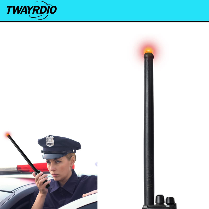 [Australia - AusPower] - TWAYRDIO VHF UHF Dual Band SMA Female Two-Way Radio Antenna Portable Replacement 2Meter 70CM Handheld Radios Antenna 9.2 inches for Baofeng UV5R UV-82 BF-F8HP Yaesu FT-65 FT-65R 