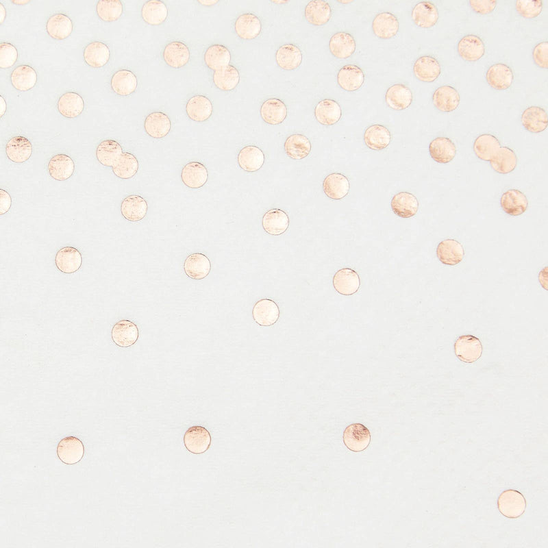 [Australia - AusPower] - Rose Gold Foil Paper Cocktail Napkins for Party, Polka Dot Confetti (5x5 In,100 Pack) 