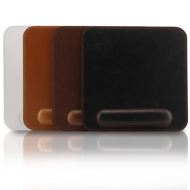[Australia - AusPower] - Londo Leather Mousepad with Wrist Rest Dark Brown 