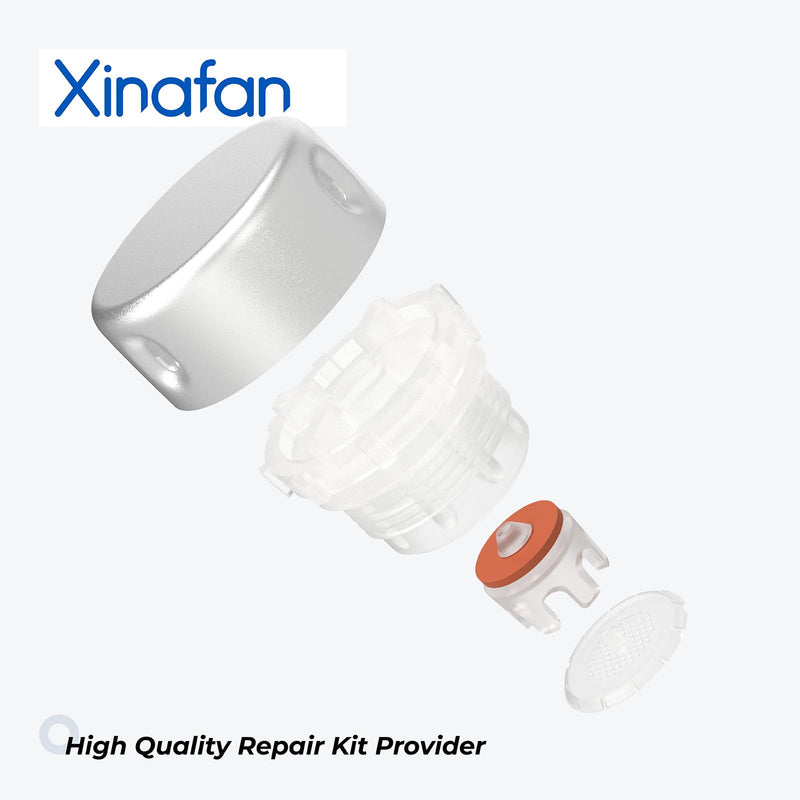 [Australia - AusPower] - Xinafan 630-7500 Vacuum Breaker Repair Kit Compatible with Prier 400 500 Series Part Accessories Pressure Vacuum Breaker Outside Faucet Wall Hydrants Replacement Plunger Assembly 