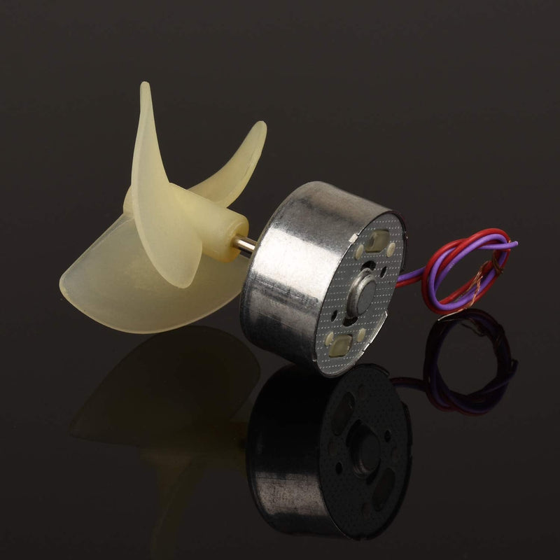 [Australia - AusPower] - Topoox 6 Pack DC 3V 1730RPM Mini Electric Motor for DIY Toys Wind Turbine Generator 