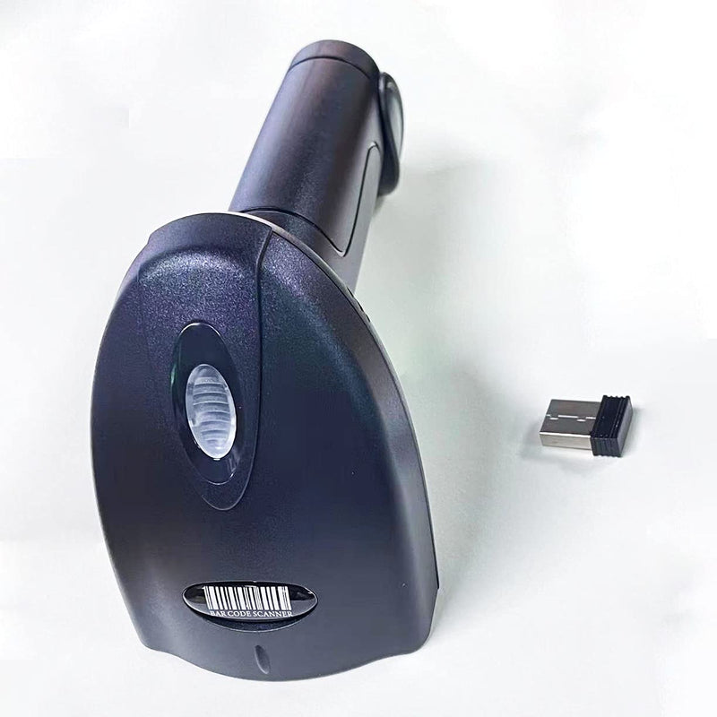 [Australia - AusPower] - 2D QR Barcode Scanner Wireless, Handheld Wired 1D Bar Code Reader USB Support Screen Scan, Automatic CMOS Image Scanner for Computer POS System Supermarket Retail 
