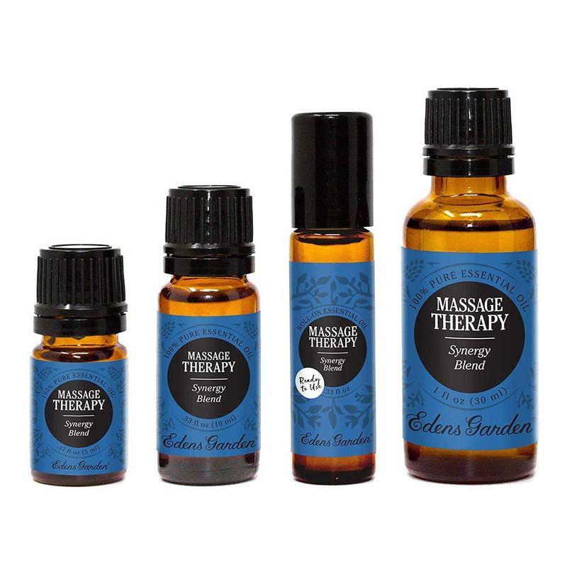 [Australia - AusPower] - Edens Garden Massage Therapy Essential Oil Synergy Blend, 100% Pure Therapeutic Grade (Undiluted Natural/ Homeopathic Aromatherapy Scented Essential Oil Blends) 10 ml Roll-On 