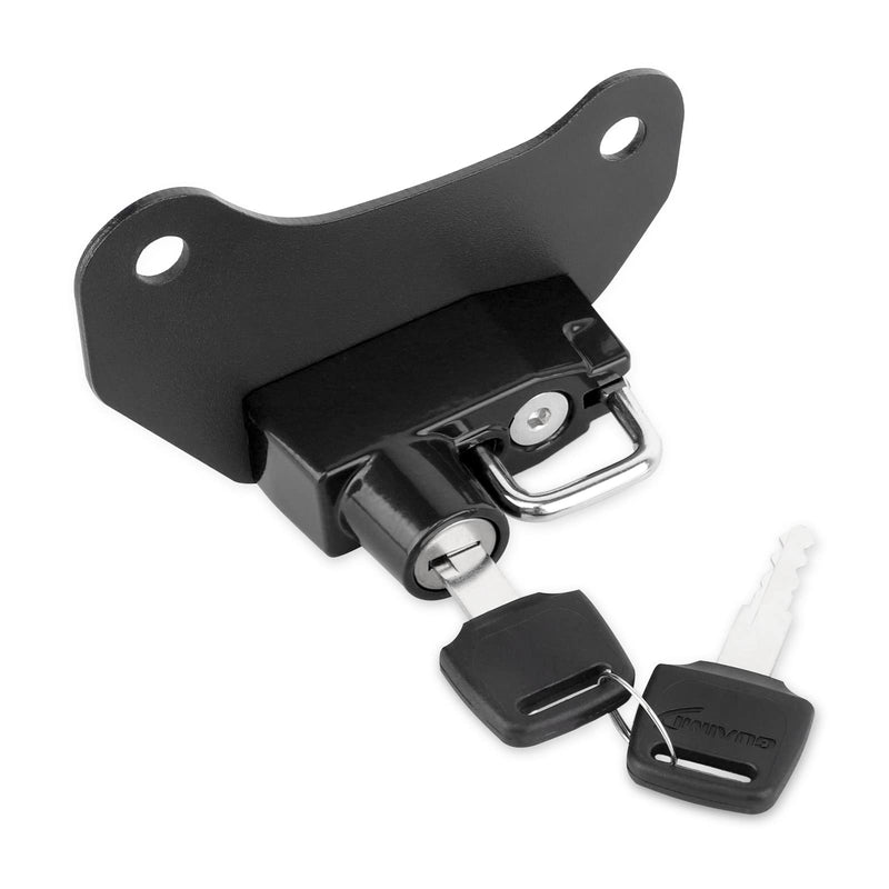 [Australia - AusPower] - Motorcycle Helmet Lock Anti-Theft Helmet Security Lock with Keys for Indian Scout/Sixty 2015-2018-Black Standard Lock Black 