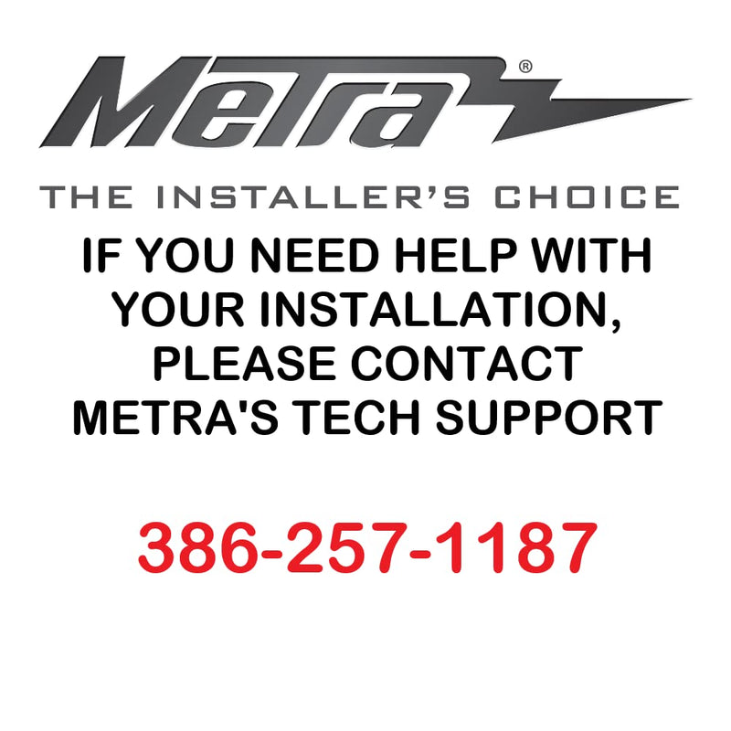 [Australia - AusPower] - Metra 70-5521 Radio Wiring Harness for Ford 03-Up Amp 